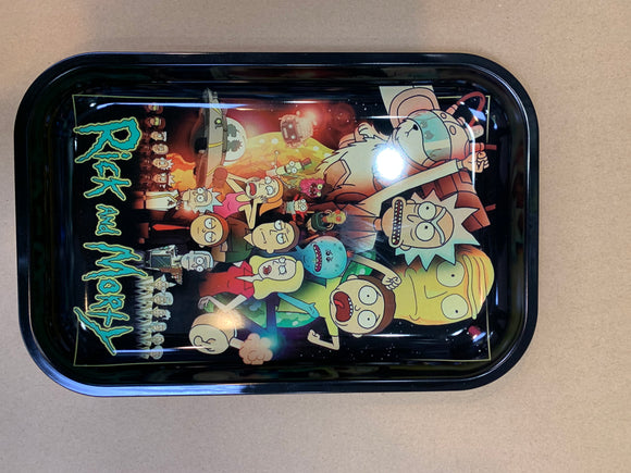 Rick and Morty Medium Rolling Tray 