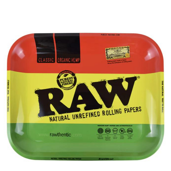 Raw Rasta Large Rolling Tray