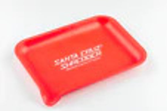 Santa Cruz Hemp Rolling Tray Small - Red