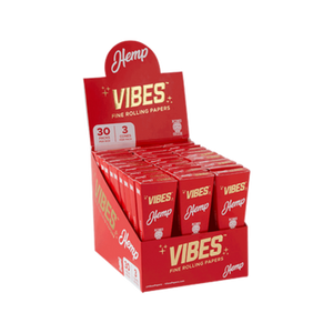 Vibes Hemp King Size Pre Rolled Cones 3 Pack
