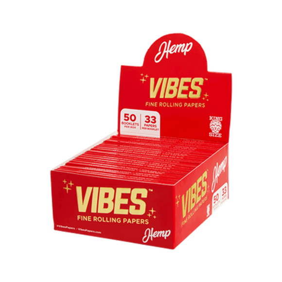 Vibes Hemp King Size Rolling Papers