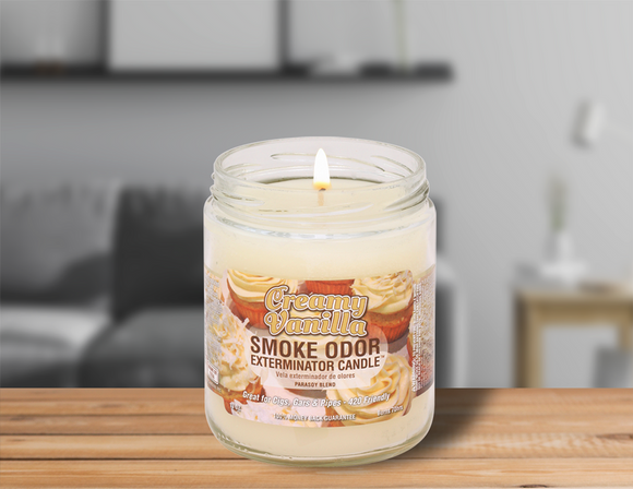 Smoke Odour Exterminator Candle Creamy Vanilla
