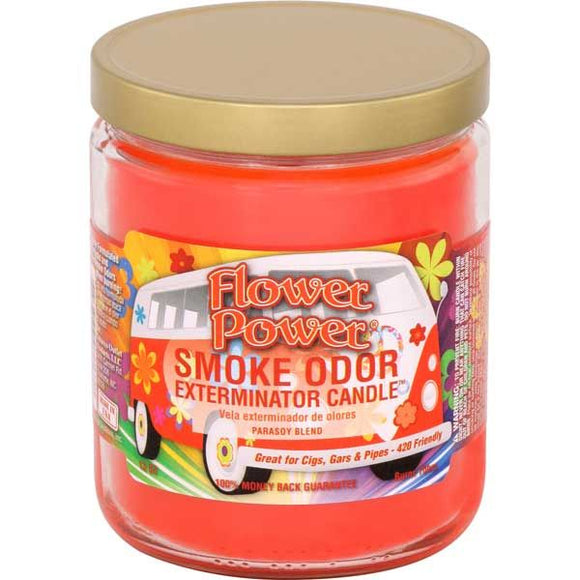 Smoke Odour Exterminator Candle Flower Power