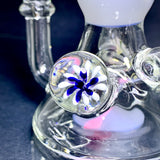 Triple Flower Implosion Millie Recycler Dab Rig