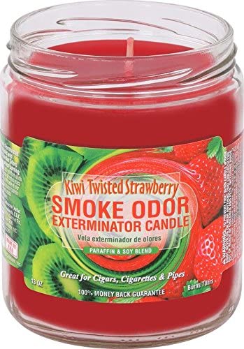 Smoke Odour Exterminator Candle Kiwi Twisted Strawberry
