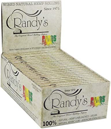 Randys Wired Natural. Hemp Rolling Papers